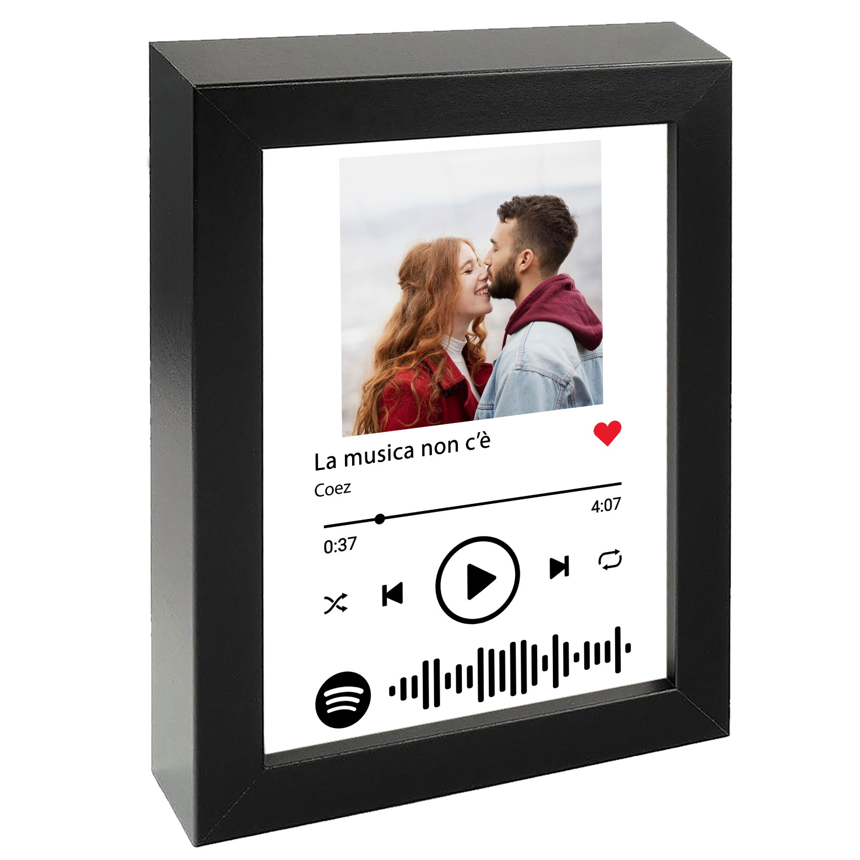 Targa Spotify In Plexiglass Personalizzata - Regalo Originale Con Foto E Codice Musicale - Foto 13